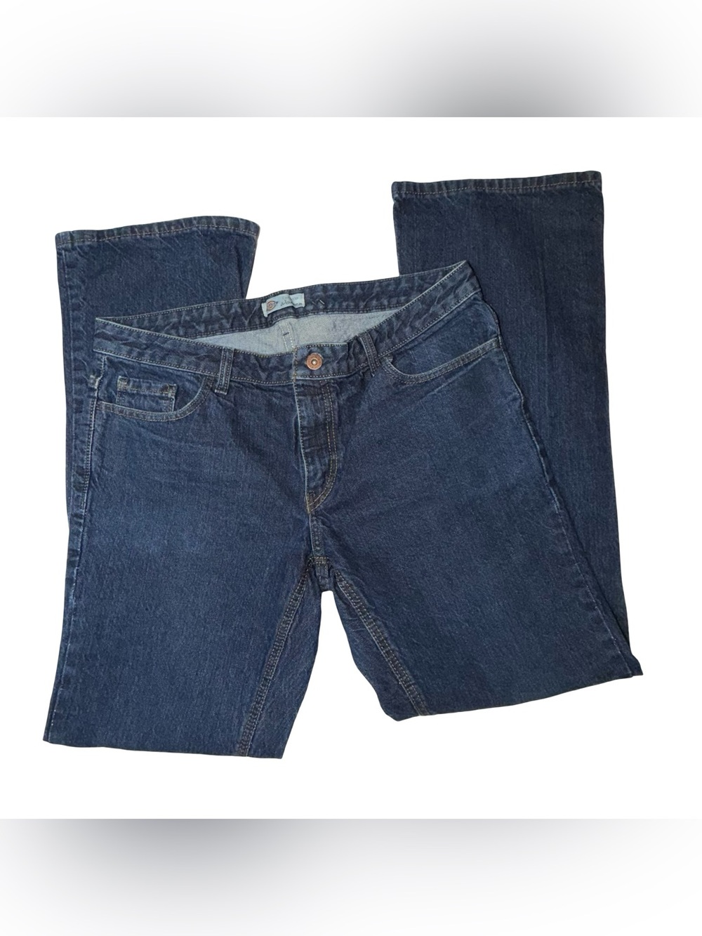 Dickies Women's Dark Blue Boot-Cut Jeans
